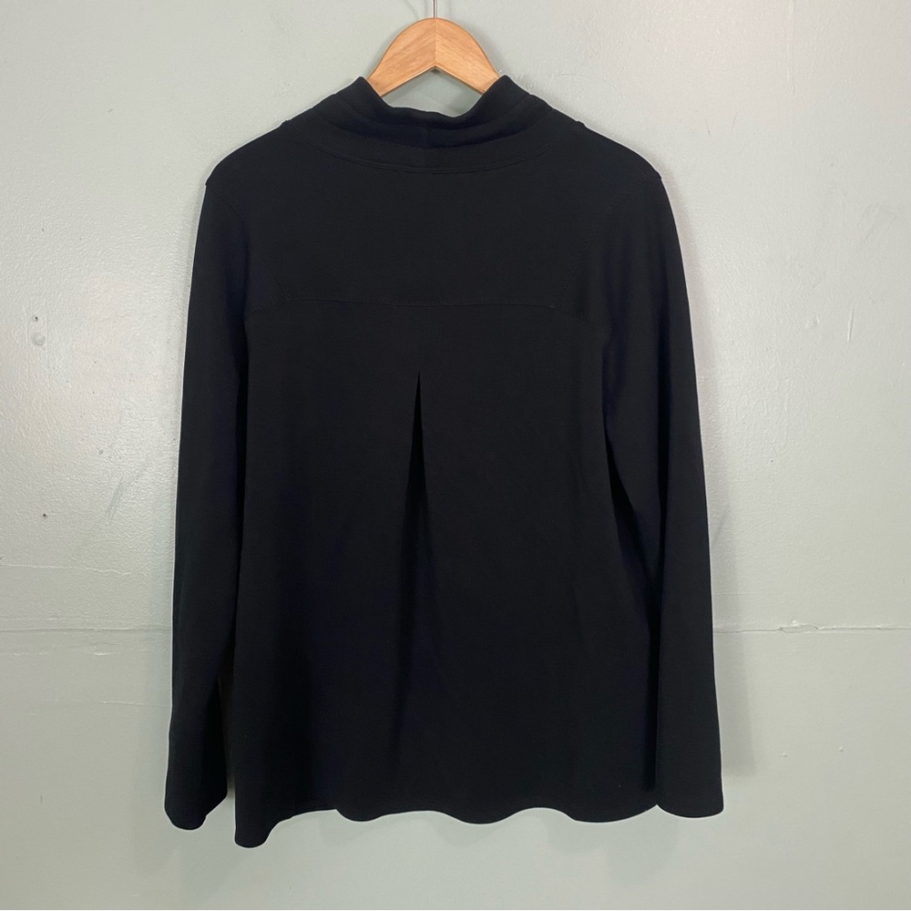 Spanx Very Black Airessentials Pullover Sweatshir… - image 5